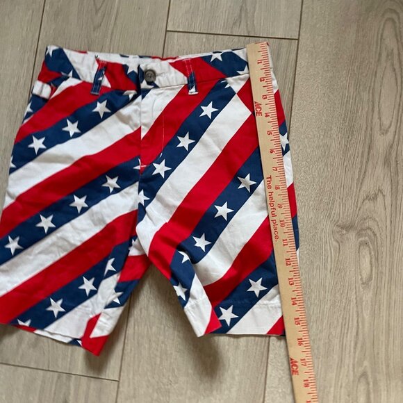 Royal & Awesome Boys American Flag Golf Shorts - Stars & Stripes Design - Picture 5 of 8